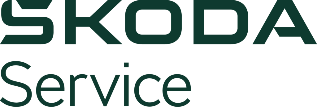 Skoda Service Logo mit Verlinkung auf Skoda Service Händlerwebseite