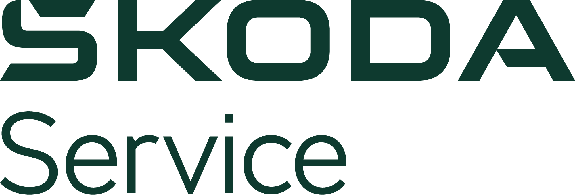 Skoda Service Logo mit Verlinkung auf Skoda Service Händlerwebseite