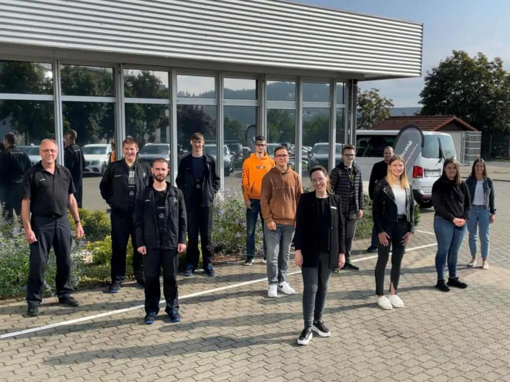 Begrüßung der neuen Auszubildenden 2021