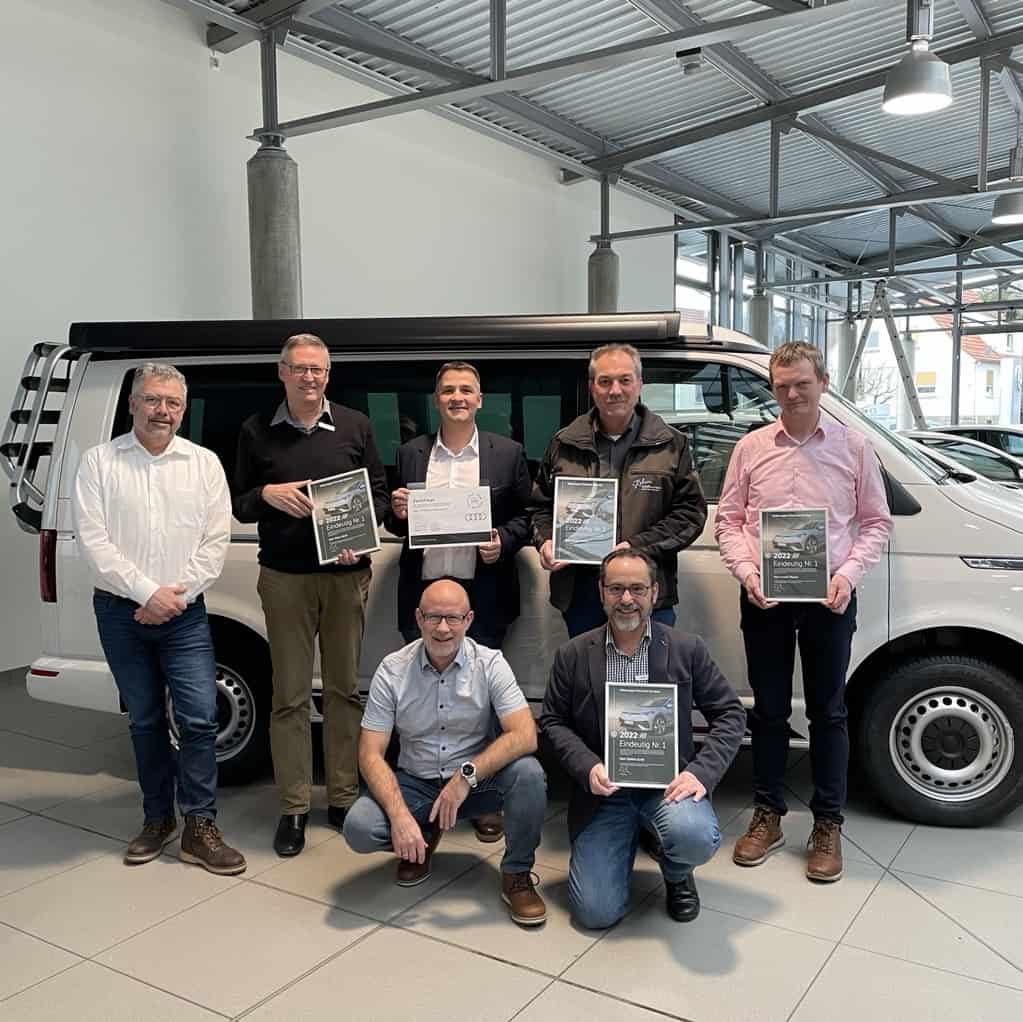 Auszeichnung der Verkäufer und Serviceberater