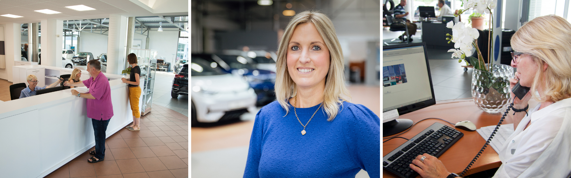 Geschäftsführung, Fassade, Kundenbetreuung